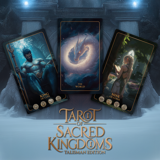 TALISMAN Edition of Tarot of Sacred Kingdoms Deck & Guidebook