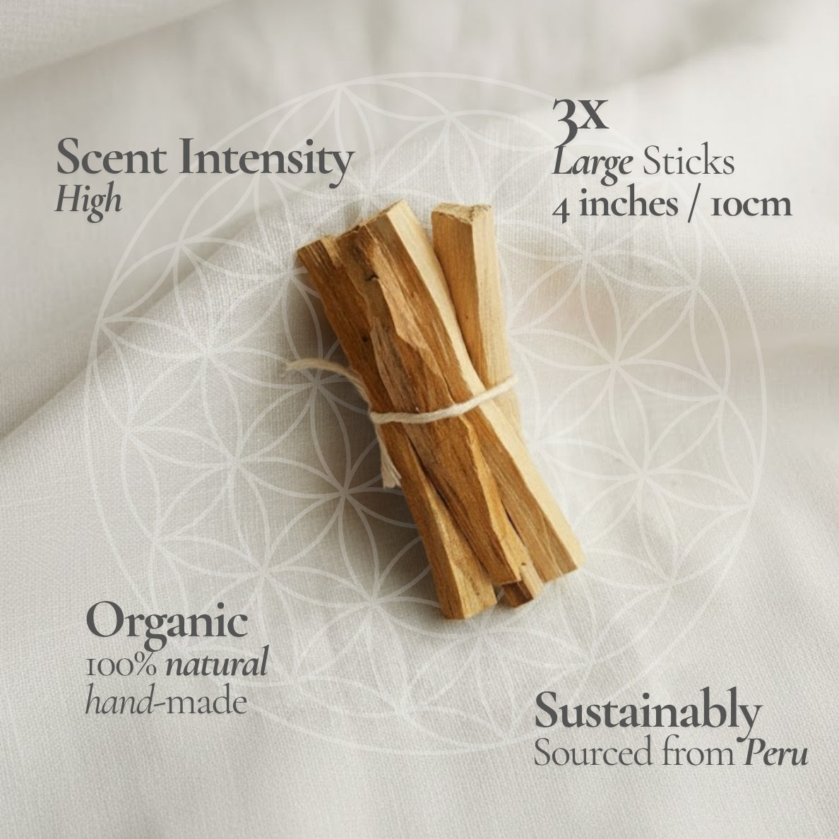 Organic Sacred Palo Santo | Bundle x3 Sticks Organic Sacred Palo Santo | Bundle x3 Sticks