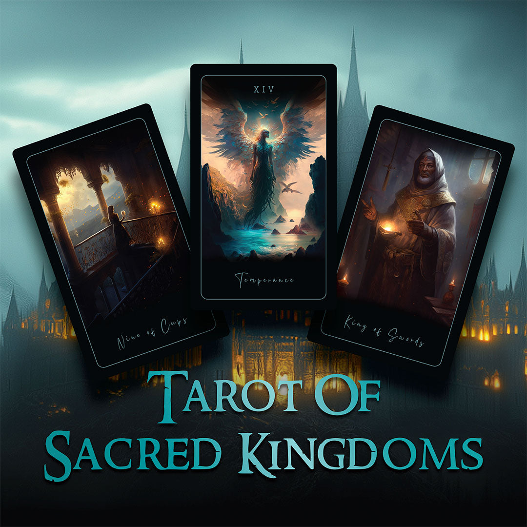 Tarot of Sacred Kingdoms Deck & Guidebook