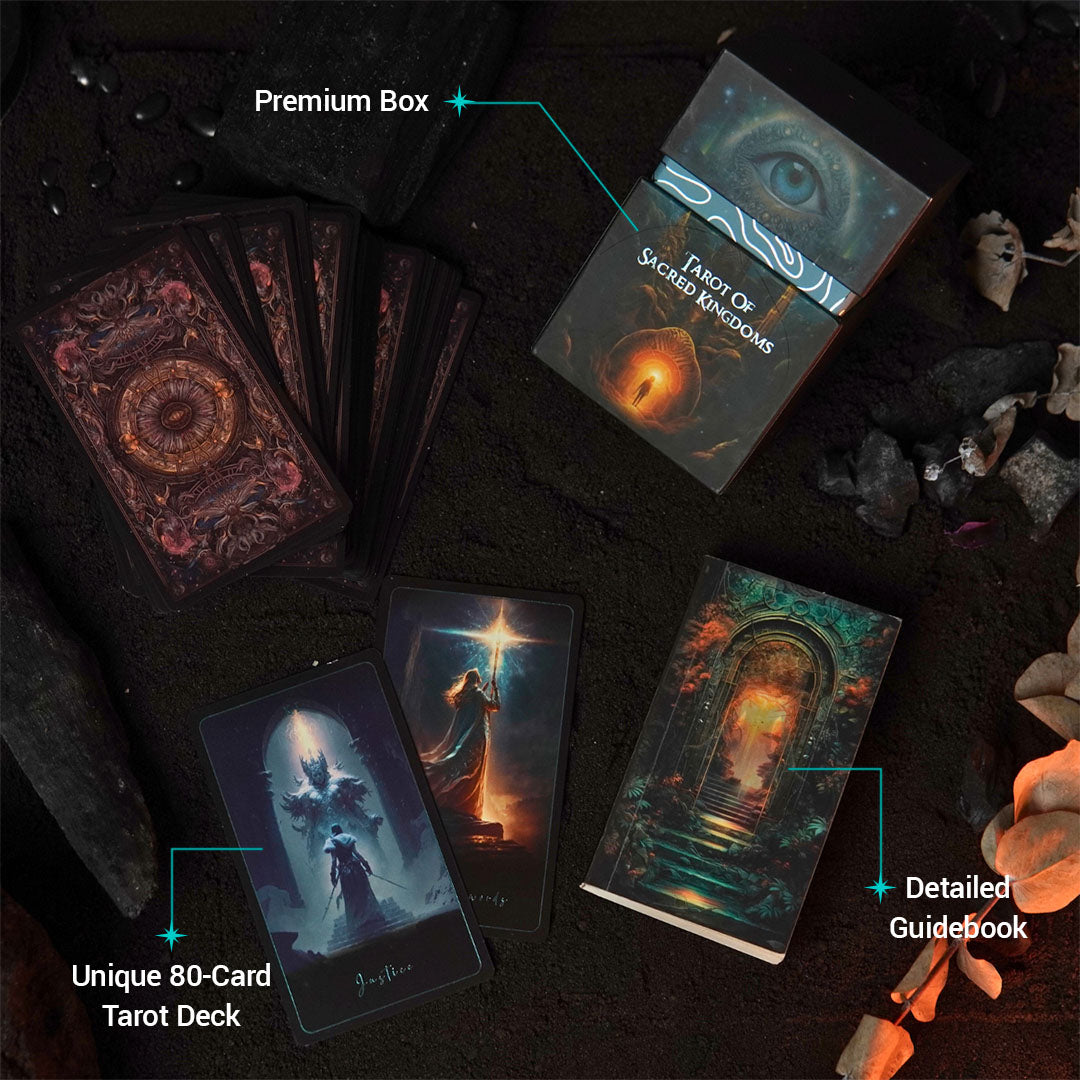 Tarot of Sacred Kingdoms Deck & Guidebook