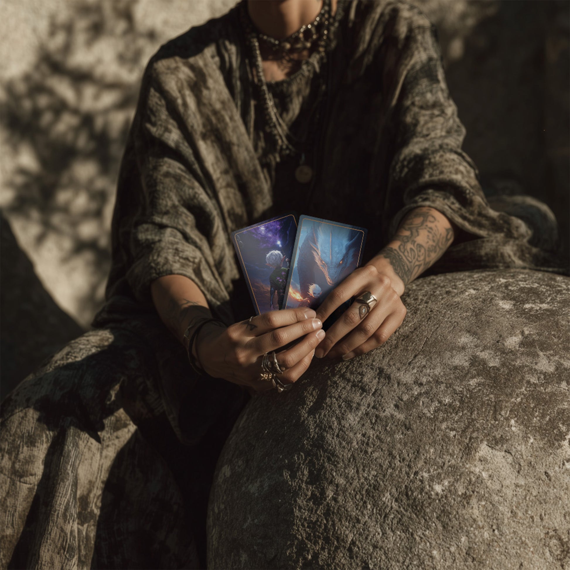 TALISMAN Edition of Tarot of Sacred Kingdoms Deck & Guidebook