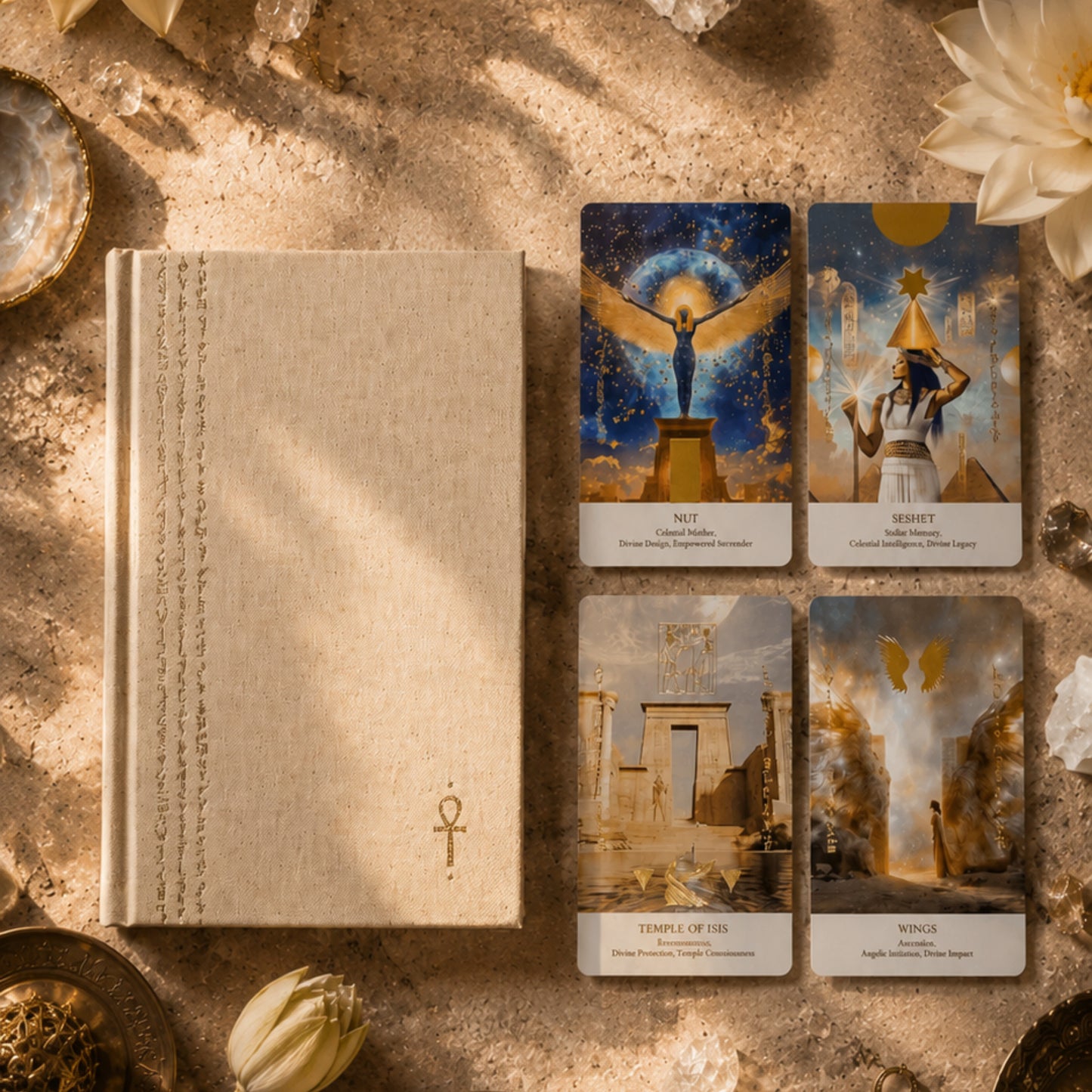 Temple of Light Journal | Linen Hardcover & Gilded Pages