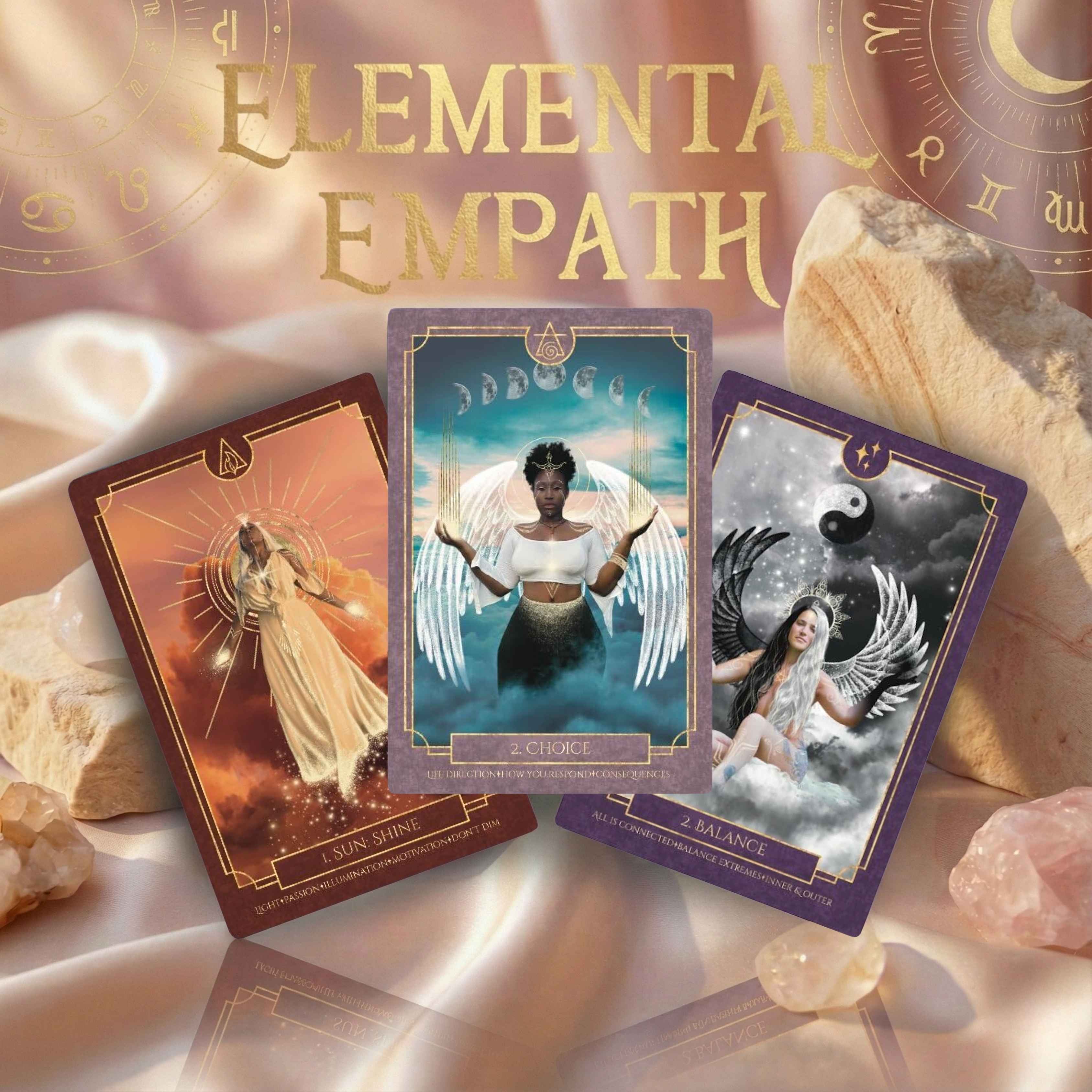 Elemental Empath Oracle Deck – Self-Love Cards for Empaths