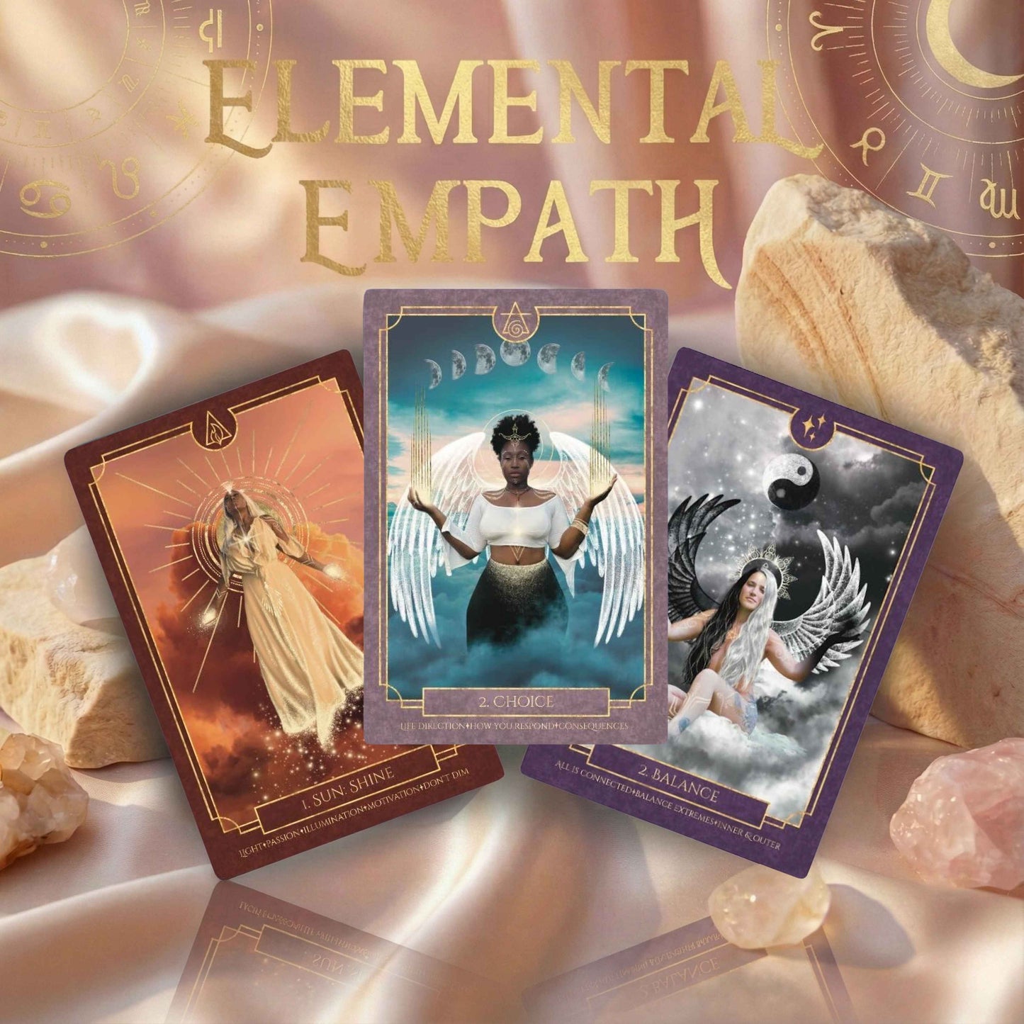 Elemental Empath Oracle Deck & Guidebook