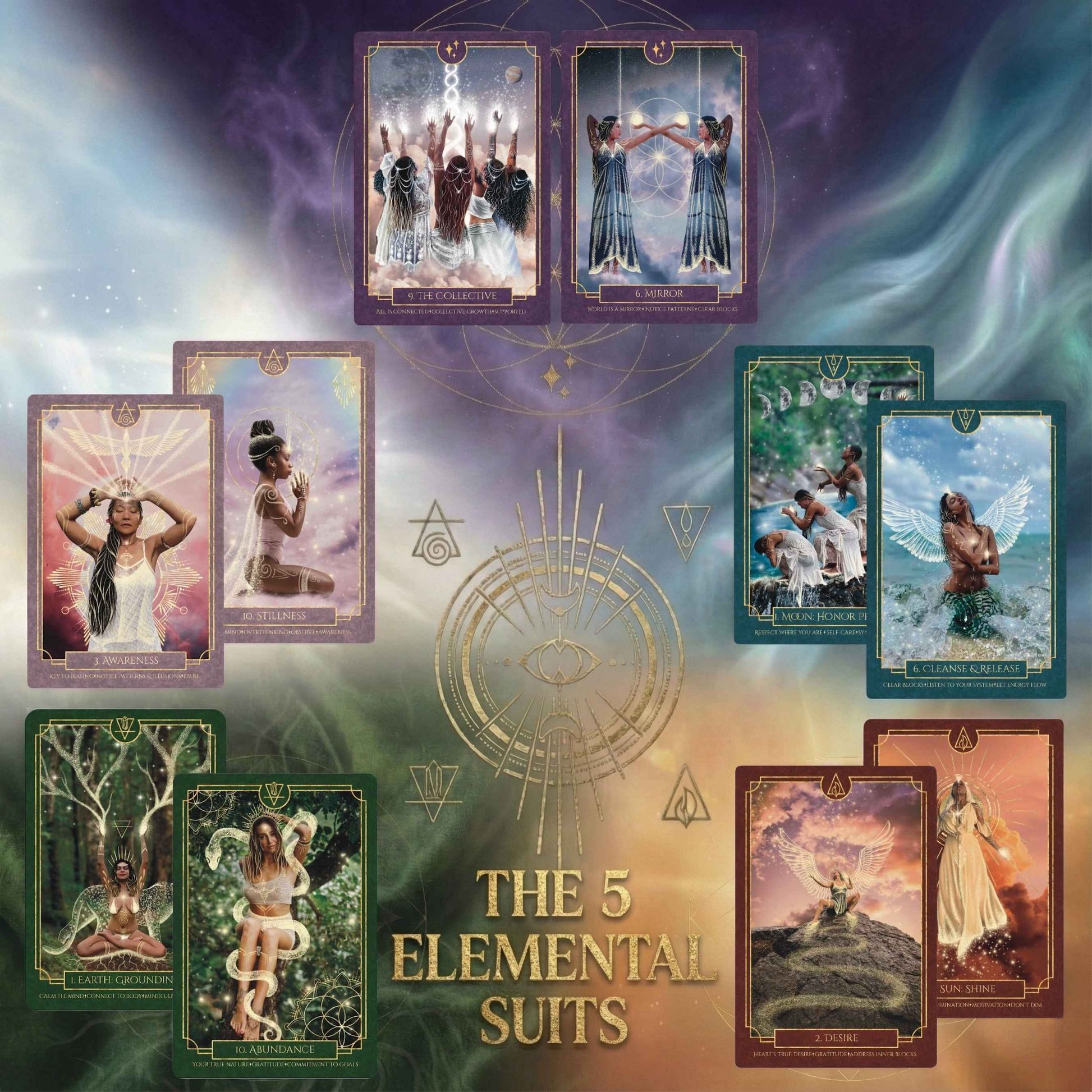 Elemental Empath Oracle Deck & Guidebook