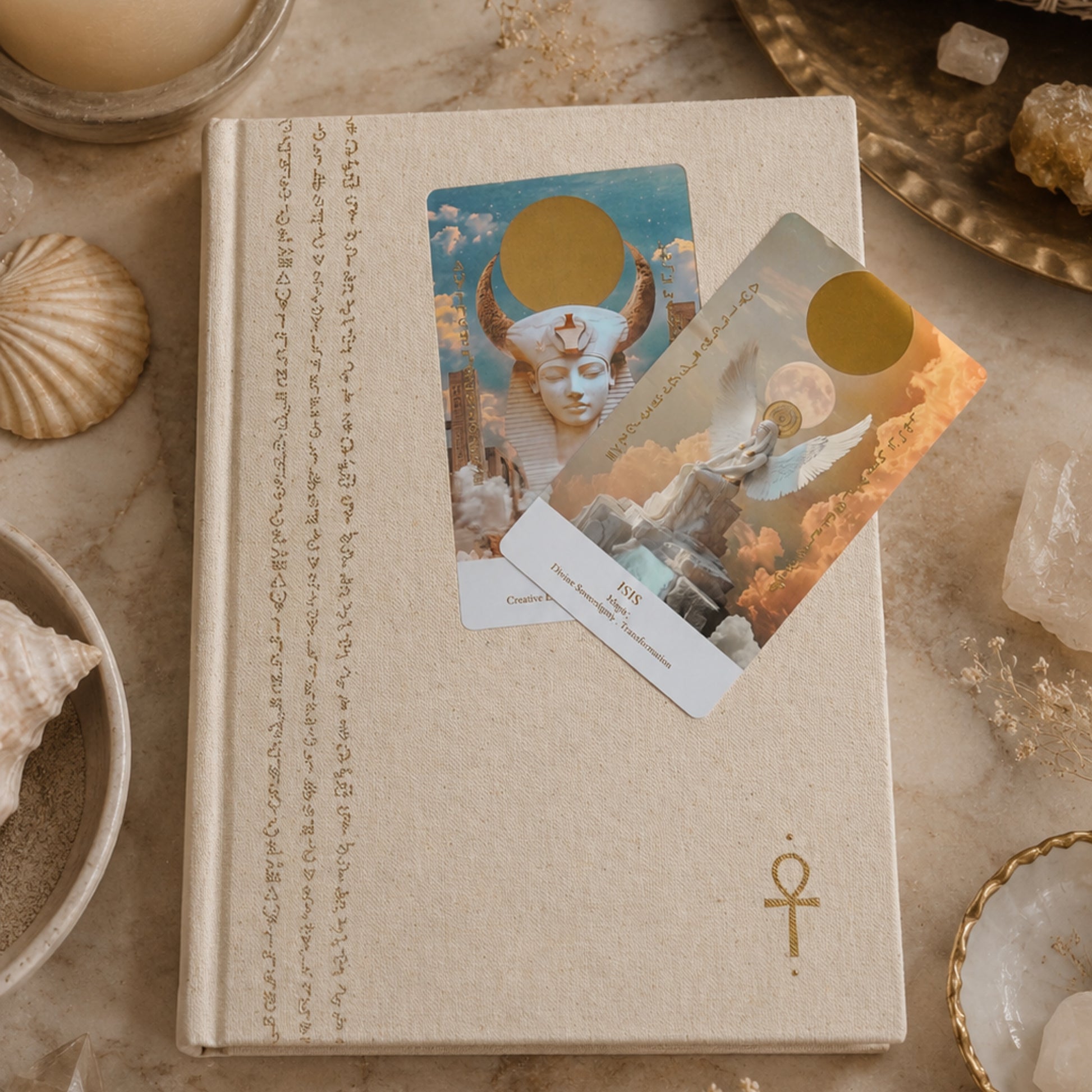 Temple of Light Journal | Linen Hardcover & Gilded Pages