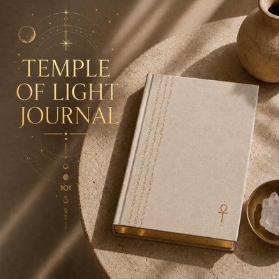 Temple of Light Journal | Linen Hardcover & Gilded Pages