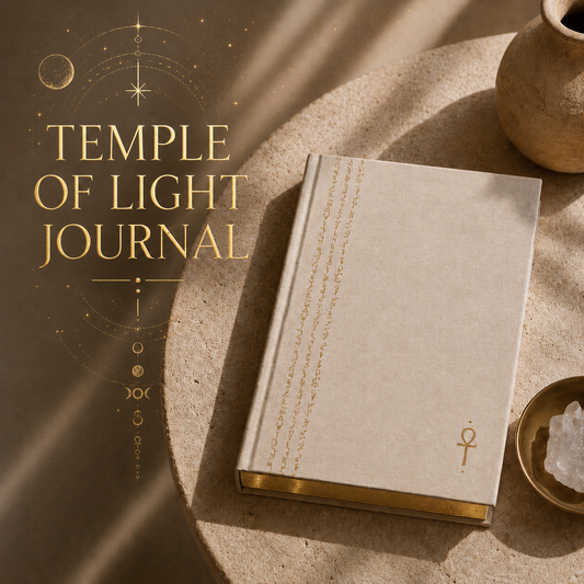 Temple of Light Journal | Linen Hardcover & Gilded Pages